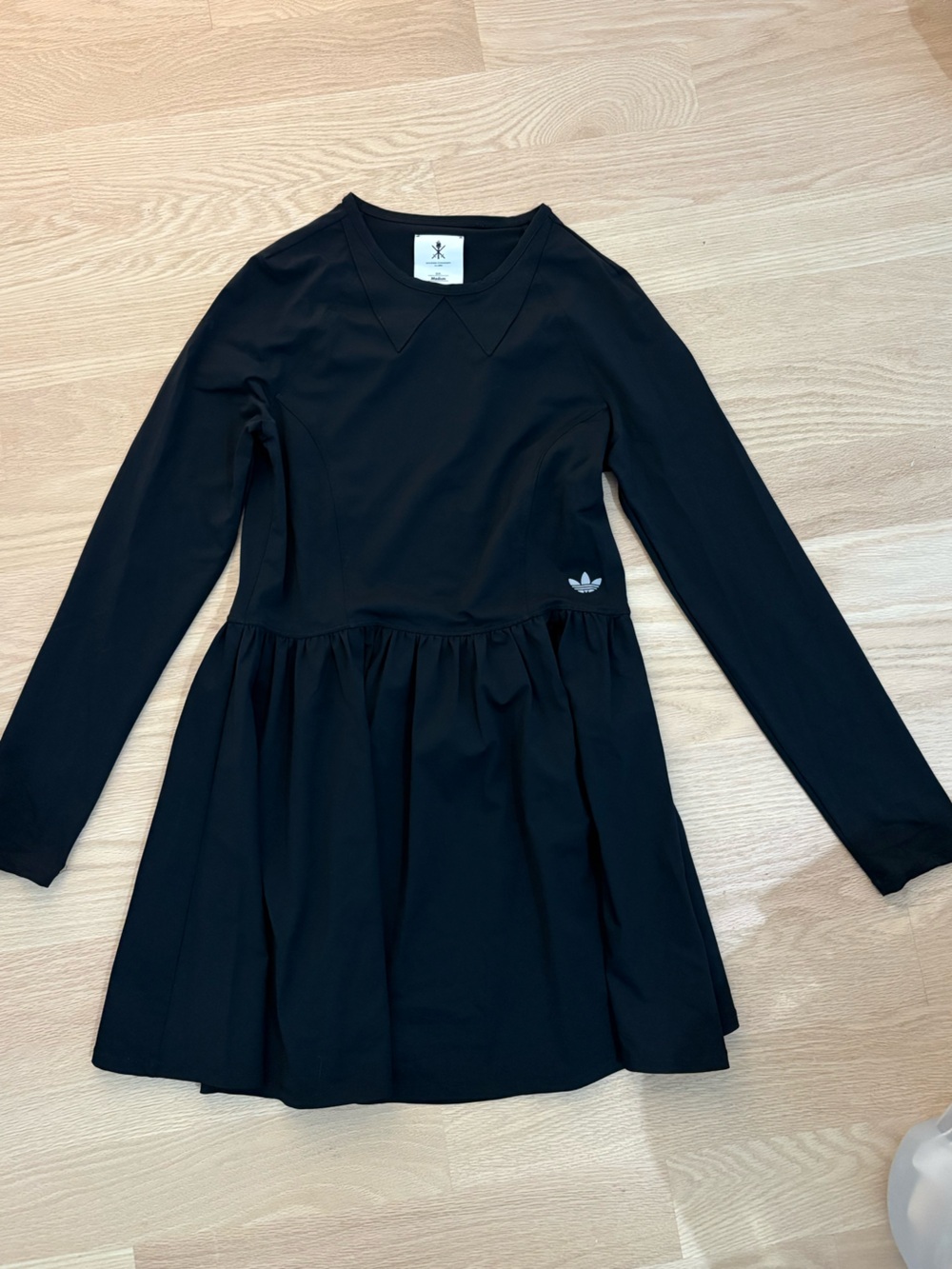 Opening Ceremony Black Long-Sleeve One-Piece Dress
